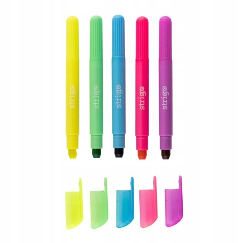 Kredki żelowe neonowe STRIGO SSC119