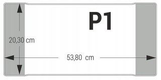 Okładki na książki i zeszyty do muzyki P1 pozioma 25 sztuk 20,3x53,8cm OZK-33 BIURFOL