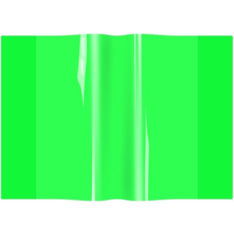 Okładki na zeszyty szkolne A5 neonowy zielony 10 sztuk OZN-A5-03 BIURFOL