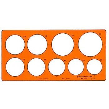 Szablon koła 9 LENIAR 1325