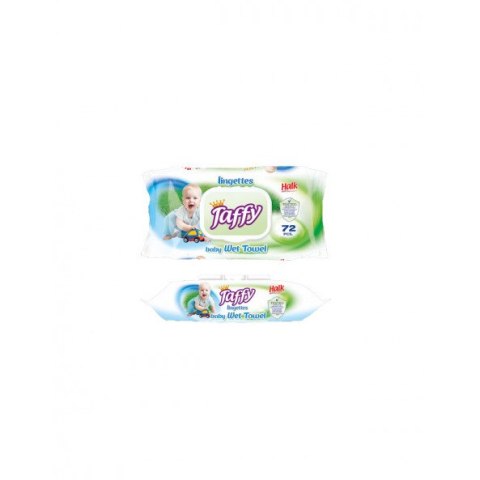 Chusteczki higieniczne nawilżane (72 chusteczki) TAFFY Chusteczki higieniczne nawilżane (72 chusteczki) TAFFY