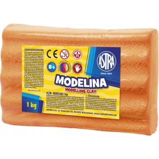 Modelina termoutwardzalna 1kg pomarańczowa 304111006 ASTRA