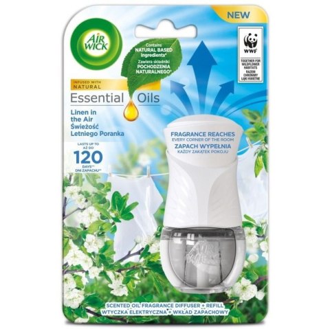 Odświeżacz AIR WICK elektryczny komplet 19ml Świeżość Letniego Poranka