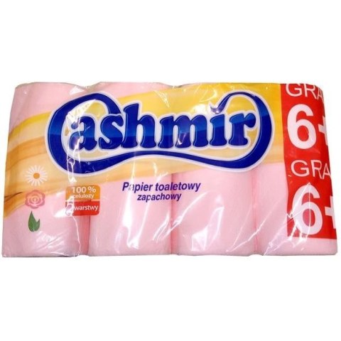 Papier toaletowy 6+2 różowy 207159 CASHMIR Papier toaletowy 6+2 różowy 207159 CASHMIR