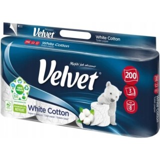 Papier toaletowy VELVET EXCELLENCE (10 rolek) 3 warstwy biały