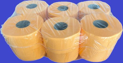 Papier toaletowy makulatura100m(12sztuk) pomarańczowy JK100 MISTRAL Papier toaletowy makulatura100m(12sztuk) pomarańczowy JK100 MISTRAL