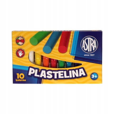 Plastelina szkolna dla dzieci zestaw 10 kolorów 83812902 ASTRA Plastelina szkolna dla dzieci zestaw 10 kolorów 83812902 ASTRA