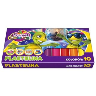 Plastelina 10 kolorów Sweet Colours KOMA-PLAST