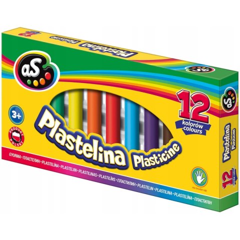 Plastelina dla dzieci szkolna AS zestaw 12 kolorów 303219003 ASTRA Plastelina dla dzieci szkolna AS zestaw 12 kolorów 303219003 ASTRA
