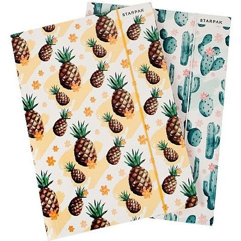 Teczka z gumką A4 STK Kaktus/Ananas 441058 Teczka z gumką A4 STK Kaktus/Ananas 441058