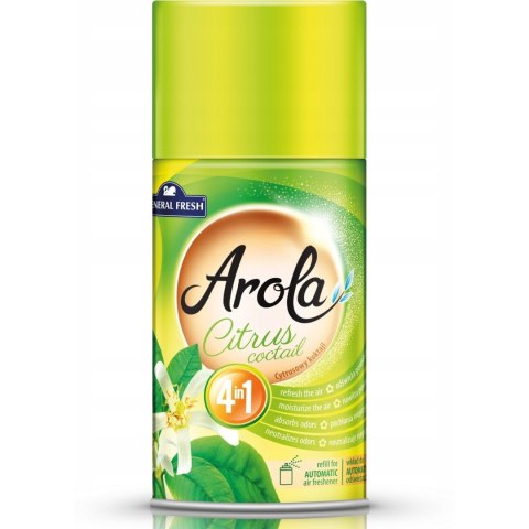Wkład do odświeżacza AROLA 250ml cytrusowy koktajl GENERAL FRESH Wkład do odświeżacza AROLA 250ml cytrusowy koktajl GENERAL FRESH