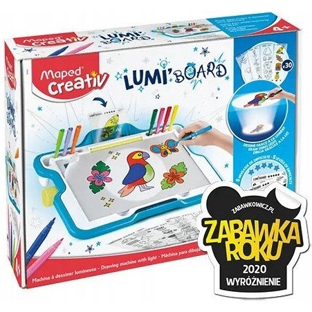 Zestaw podświetlana tablica do odrysowywania CREATIV MAPED 907021 Zestaw podświetlana tablica do odrysowywania CREATIV MAPED 907021