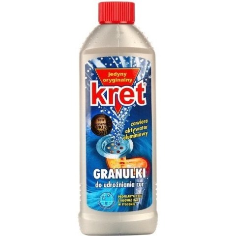 Granulki do udrażniania rur KRET 560g