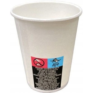 Kubek papierowy biały 150ml (50szt) śr.70mm 27151 Kubek papierowy biały 150ml (50szt) śr.70mm 27151