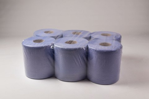Ręcznik makulatura 19cm 100m 2w (6sztuk) niebieski RM100/2 MIDI MISTRAL