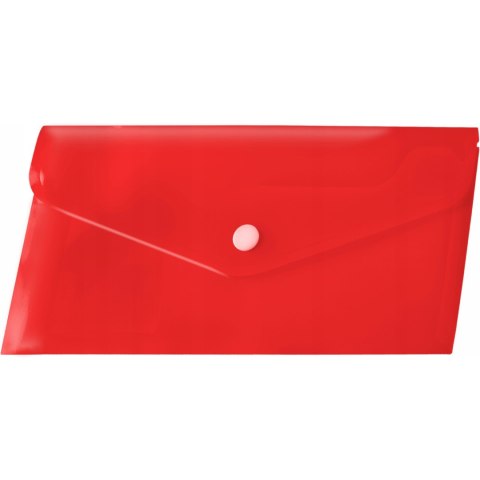 Koperta PP na zatrzask DL czerwona BT612-C TETIS Koperta PP na zatrzask DL czerwona BT612-C TETIS