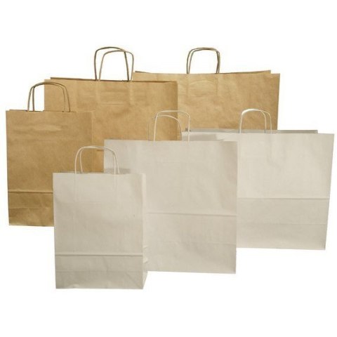 Torba ekologiczna ECOBAG 400x180x390mm brązowa Torba ekologiczna ECOBAG 400x180x390mm brązowa