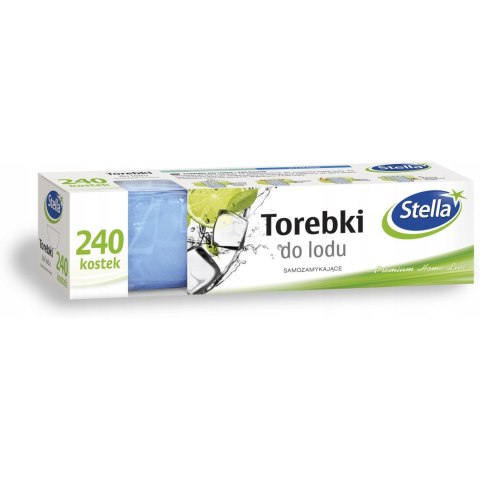 Torebki do lodu 240kostek samozamykające ST1-W-0791 STELLA Torebki do lodu 240kostek samozamykające ST1-W-0791 STELLA