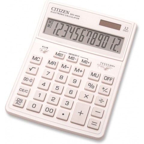 Kalkulator CITIZEN biały SDC-444X-WH Kalkulator CITIZEN biały SDC-444X-WH
