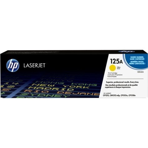 Toner HP 125A (CB542A) żółty 1400str LaserJet CP1215 Toner HP 125A (CB542A) żółty 1400str LaserJet CP1215