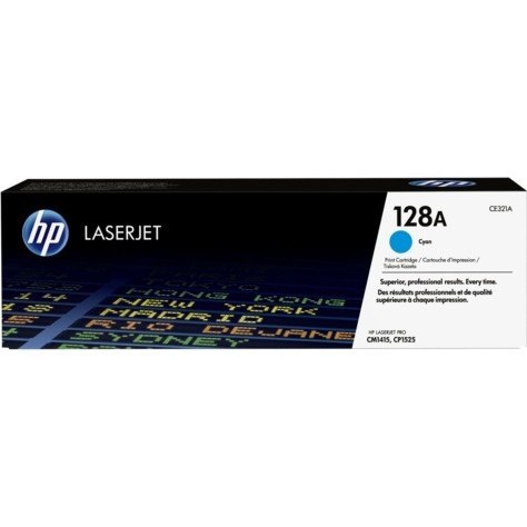 Toner HP 128A (CE321A) niebieski 1300str CP1525/1415 Toner HP 128A (CE321A) niebieski 1300str CP1525/1415