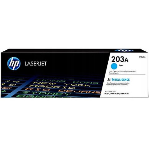Toner HP 203A (CF541A) niebieski 1300str Toner HP 203A (CF541A) niebieski 1300str