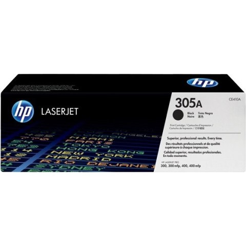 Toner HP 305A (CE410A) czarny 2200str LaserJet Pro300Color400Color Toner HP 305A (CE410A) czarny 2200str LaserJet Pro300Color400Color