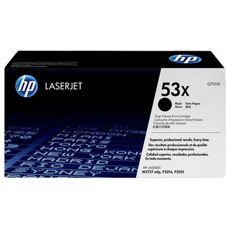 Toner HP 53X (Q7553X) czarny 7000str M2727/P2014/P2015 Toner HP 53X (Q7553X) czarny 7000str M2727/P2014/P2015