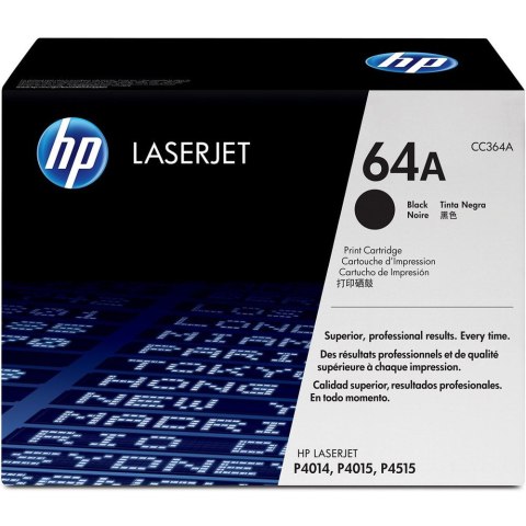 Toner HP 64A (CC364A) czarny 10000str LaserJet 4014/4015/4515 Toner HP 64A (CC364A) czarny 10000str LaserJet 4014/4015/4515