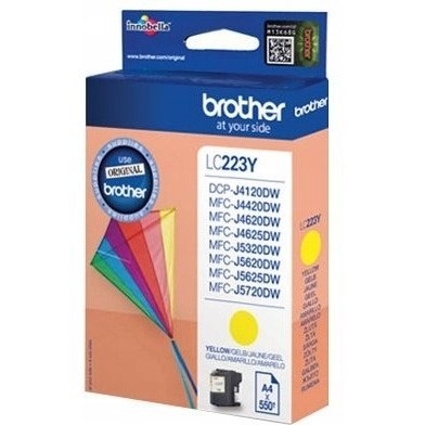 Tusz BROTHER (LC223Y) żółty 550str Tusz BROTHER (LC223Y) żółty 550str