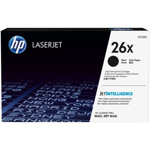 Toner HP 26X (CF226X) czarny 9000str Pro M402dn/M426dw Toner HP 26X (CF226X) czarny 9000str Pro M402dn/M426dw