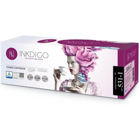 Toner INKDIGO (HP-531-1) niebieski 2800str zamiennik HP (304A/CC531A) Toner INKDIGO (HP-531-1) niebieski 2800str zamiennik HP (304A/CC531A)
