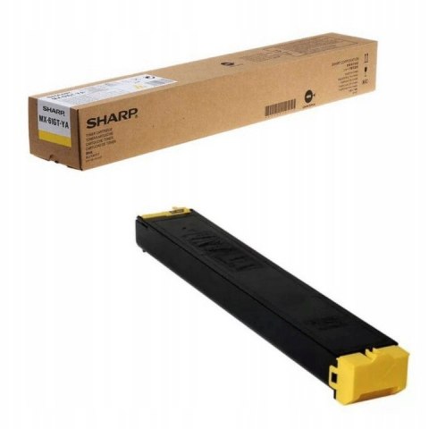 Toner SHARP (MX-61GT-YA) żółty 24000str Toner SHARP (MX-61GT-YA) żółty 24000str