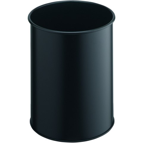Kosz na śmieci metalowy okrągły 15L czarny A291059/330101 DURABLE Kosz na śmieci metalowy okrągły 15L czarny A291059/330101 DURABLE