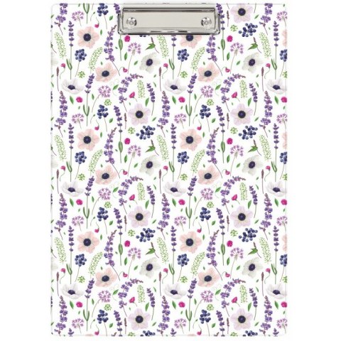 Deska z klipem Clipboard A4 nadruk Kwiaty KHN-01-32 BIURFOL