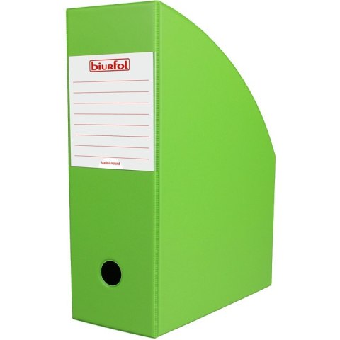 Pojemnik na czasopisma BIURFOL 10cm zielony KSE-36-02 Pojemnik na czasopisma BIURFOL 10cm zielony KSE-36-02