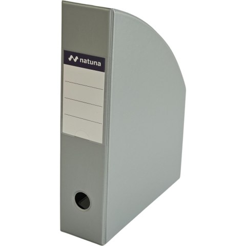 Pojemnik na czasopisma dokumenty A4 7cm PCV szary (SD-35-09) NATUNA