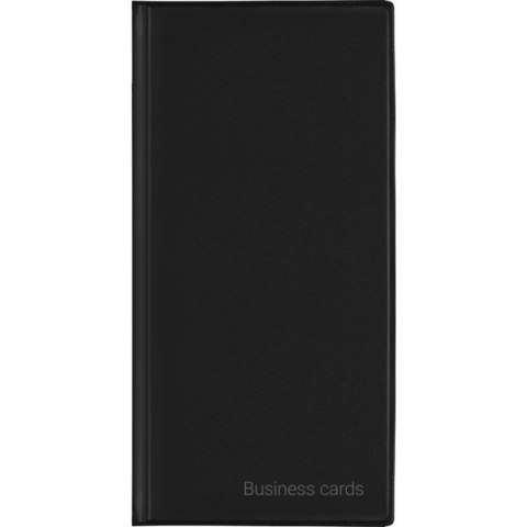 Wizytownik Etui na 96 wizytówek Premium czarny WI-24-01 BIURFOL