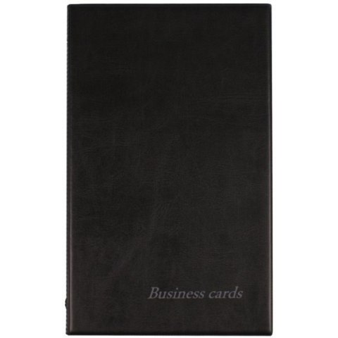 Wizytownik Etui na 200 wizytówek Premium czarny WI-21-01 BIURFOL