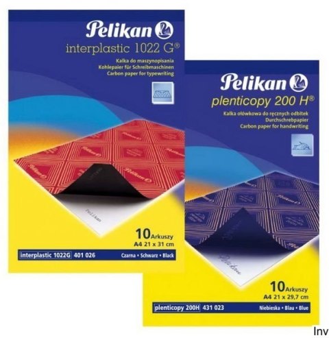 Kalka ołówkowa A4 10ark. 200H niebieska 100401561 PELIKAN