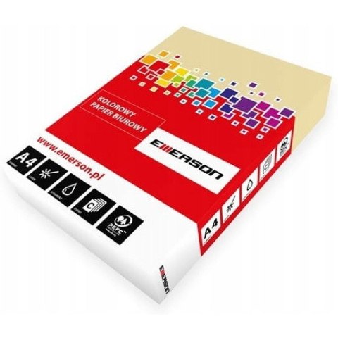 Papier ksero A4 80g EMERSON kremowy xem408002 Papier ksero A4 80g EMERSON kremowy xem408002