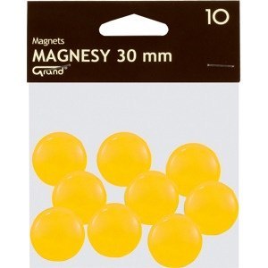 Magnesy 30mm żółte (10szt.) 130-1698 GRAND Magnesy 30mm żółte (10szt.) 130-1698 GRAND