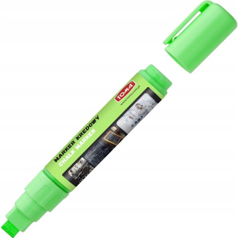 Marker kredowy końcówka 8x5mm zielony TO-291 42 TOMA Marker kredowy końcówka 8x5mm zielony TO-291 42 TOMA