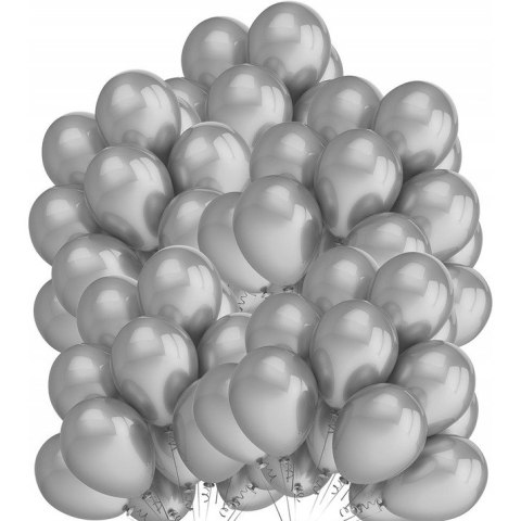 Balony 10` metalizowane SREBRNE (50szt.) 170-2631 FIORELLO Balony 10` metalizowane SREBRNE (50szt.) 170-2631 FIORELLO
