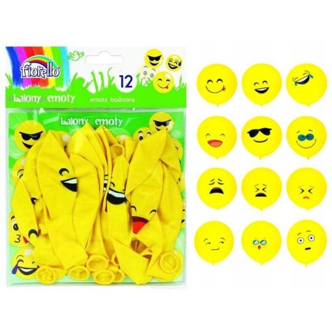 Balony Emoty Party (12szt.) 170-2328 FIORELLO
