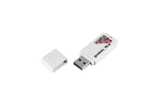 Pamięć USB 16GB GOODRAM UME2 biały USB 2.0 UME2-0160W0R11-SP wer.SPRING Pamięć USB 16GB GOODRAM UME2 biały USB 2.0 UME2-0160W0R11-SP wer.SPRING