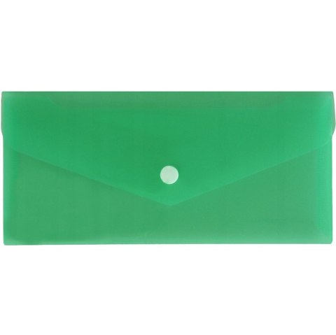 Teczka kopertowa na dokumenty DL satyna PP zielona TKS-03-02 BIURFOL