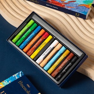 Pastele olejne FINENOLO 12 kolorów EC212-12 DELI