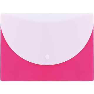 Teczka kopertowa na zatrzask A5 RIO różowa E38978 PINK DELI
