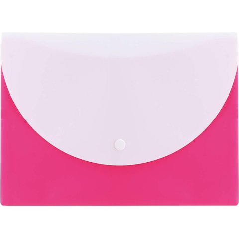 Teczka kopertowa na zatrzask A5 RIO różowa E38978 PINK DELI
